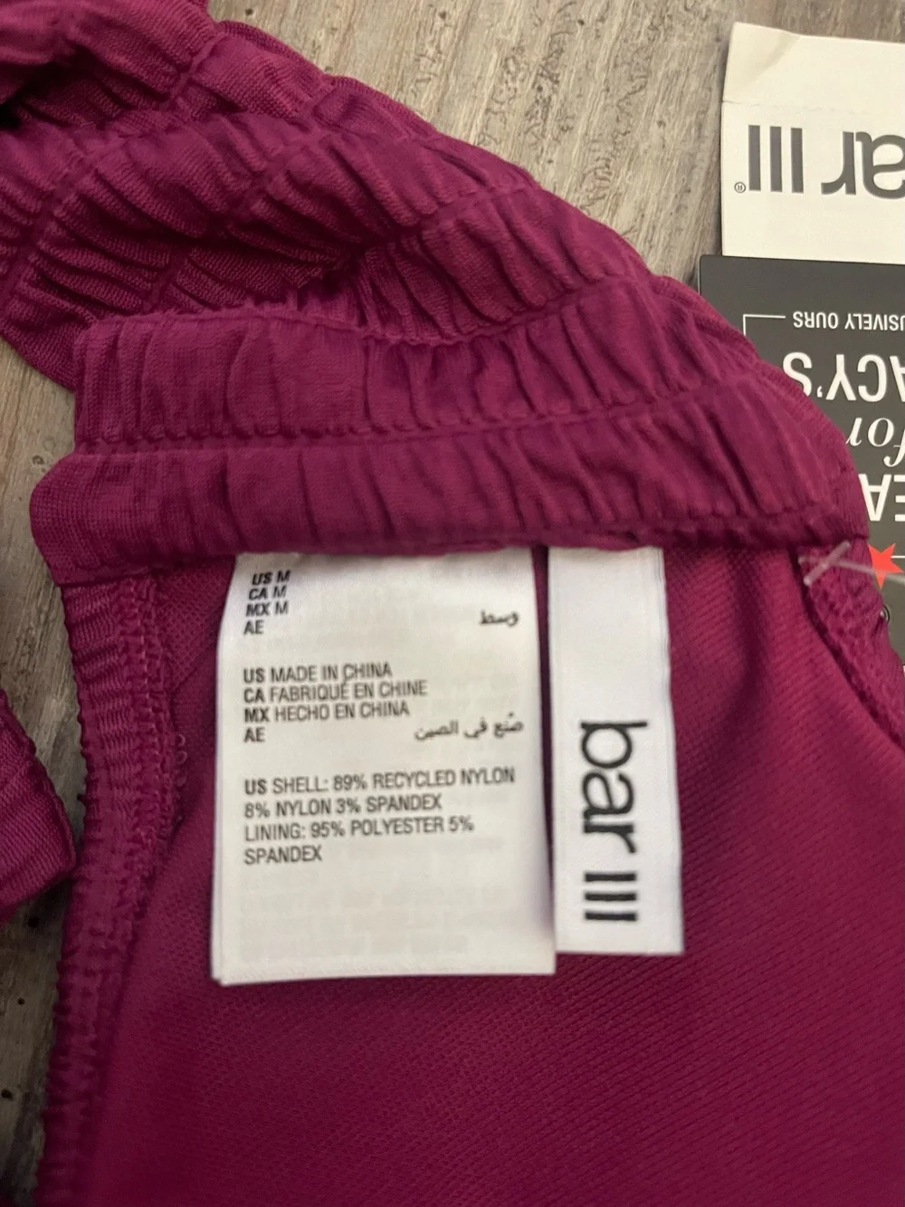 Women’s bikini, Bar III, size medium
